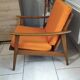 Fauteuil scandinave année 60 vintage danois