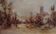 Oil painting "The Hidden Village"