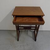 Vintage oak sidetable with drawer