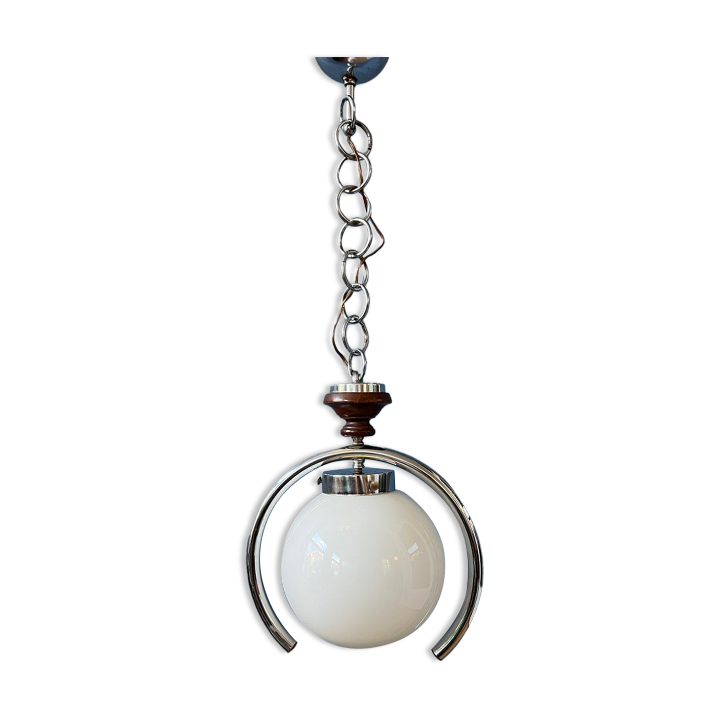 Italian Mazzega pendant lamp in Murano glass