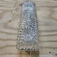 Vintage wall lamp Glashutte Limburg bubble glass texture (60s)
