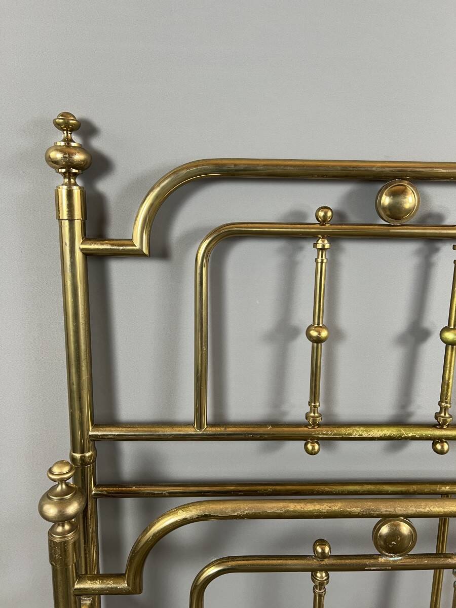 Brass bed, 20th century