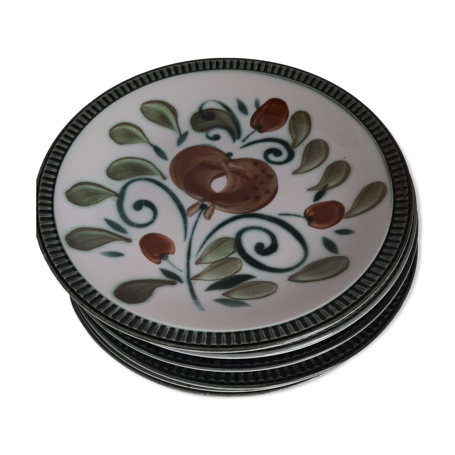 Vintage plates Boch la louvière