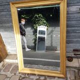 GOLDEN RECTANGULAR MIRROR FROM THE LOUIS-PHILIPPE PERIOD (1830-1848)