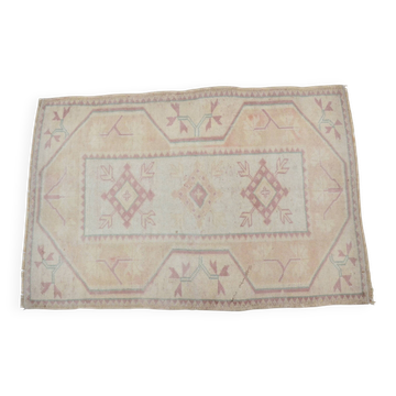 Tapis de sol vintage Oushak sku 3422
