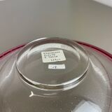 German 2,2kg Glass Bowl by Karl Wiedmann for WMF, 1960s Baushaus Art Deco