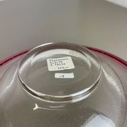 German 2,2kg Glass Bowl by Karl Wiedmann for WMF, 1960s Baushaus Art Deco