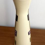 VEB Haldensleben 3148B Diabolo Vase - East German GDR Mid-Century Modern Cylindrical Design