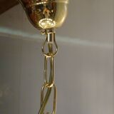 Large chandelier, 46 hanging beveled glass plates