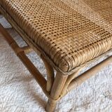 Table basse rotin