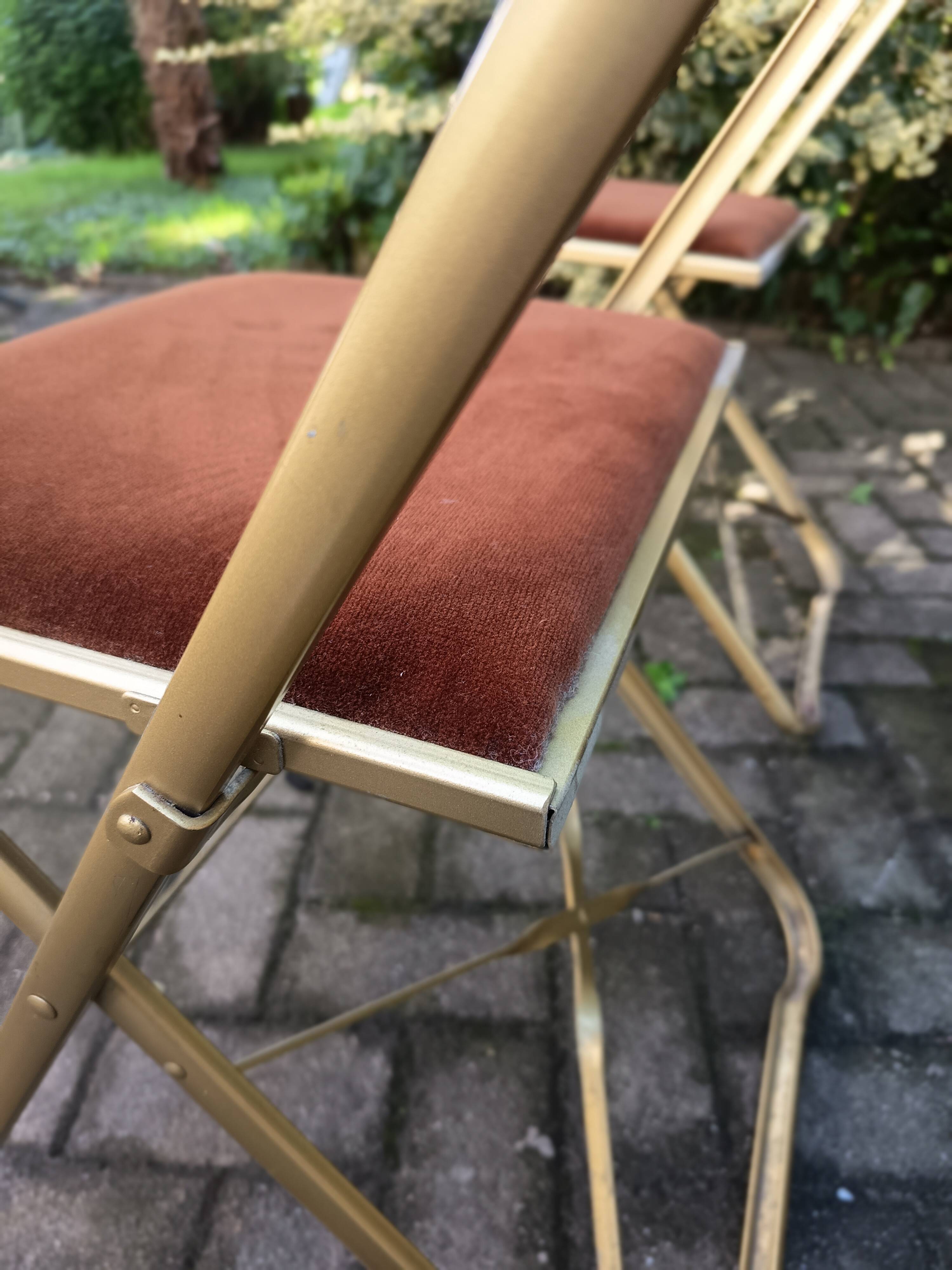 4 folding chairs, Chaisor, 1970