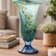 Art glass vase signed Marc Blot, 1990, hand-blown - 28 cm - new