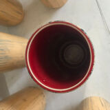 Pitcher and its 6 vintage ceramic glasses