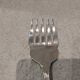 Fish serving set, 2 pieces, silver-plated metal, Christofle Albi silversmith