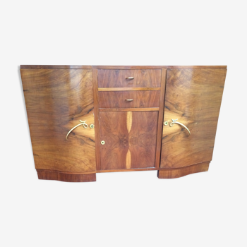 Art deco walnut sideboard