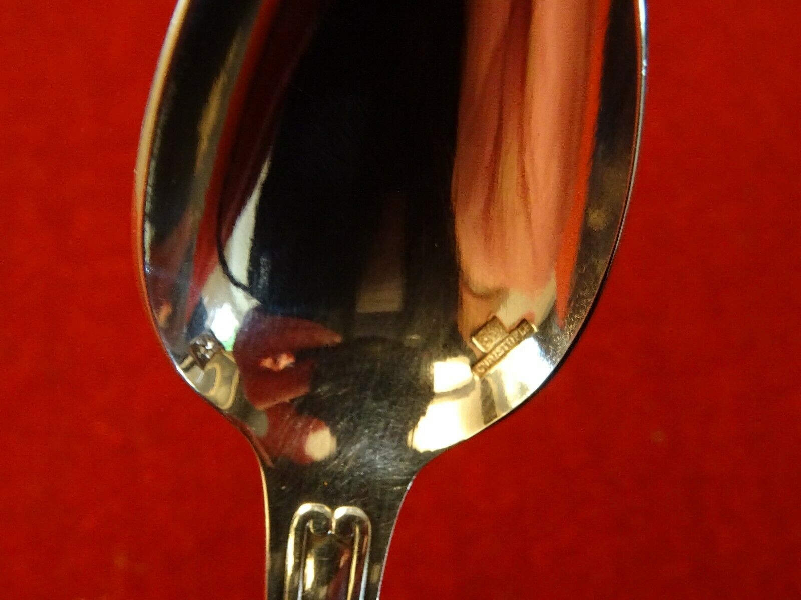 Christofle Vendôme box spoon fork small silver metal spoon