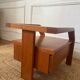 Table de chevet en orme vintage