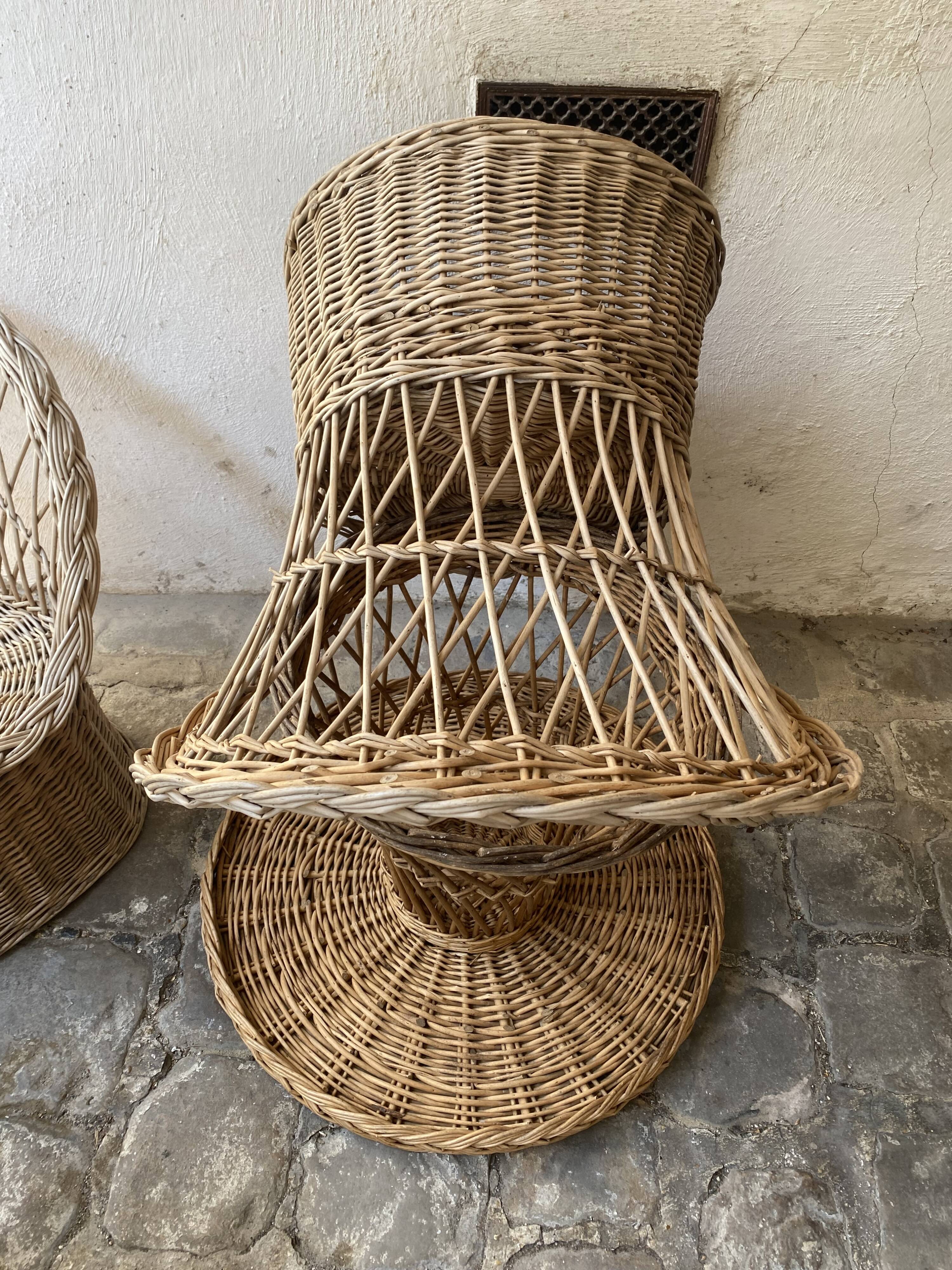 Rattan garden furniture / winter garden / 4 pieces