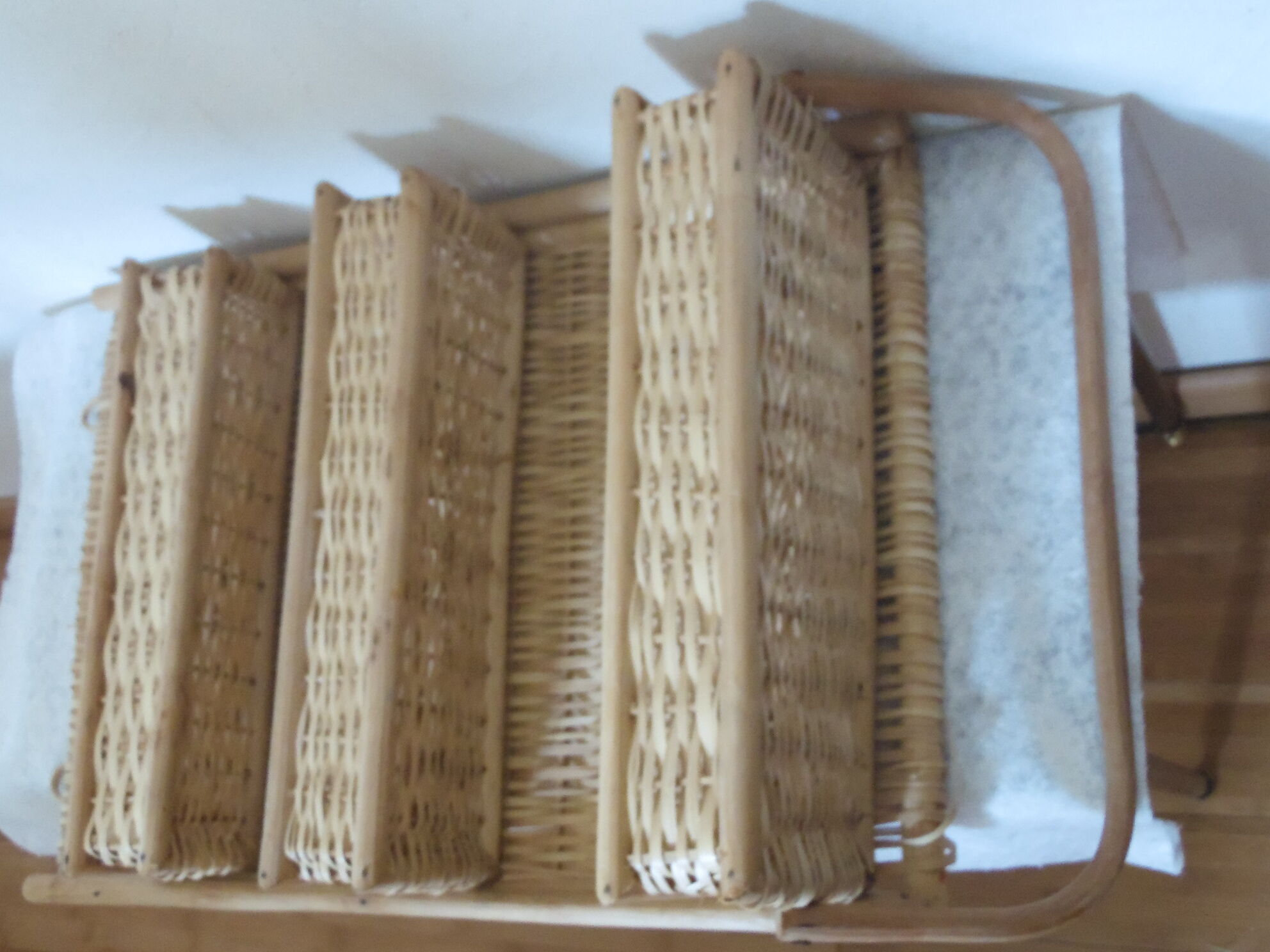 Shelf wall wicker and rattan 60