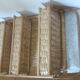 Shelf wall wicker and rattan 60