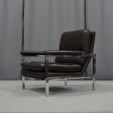 Leather armchair 1970