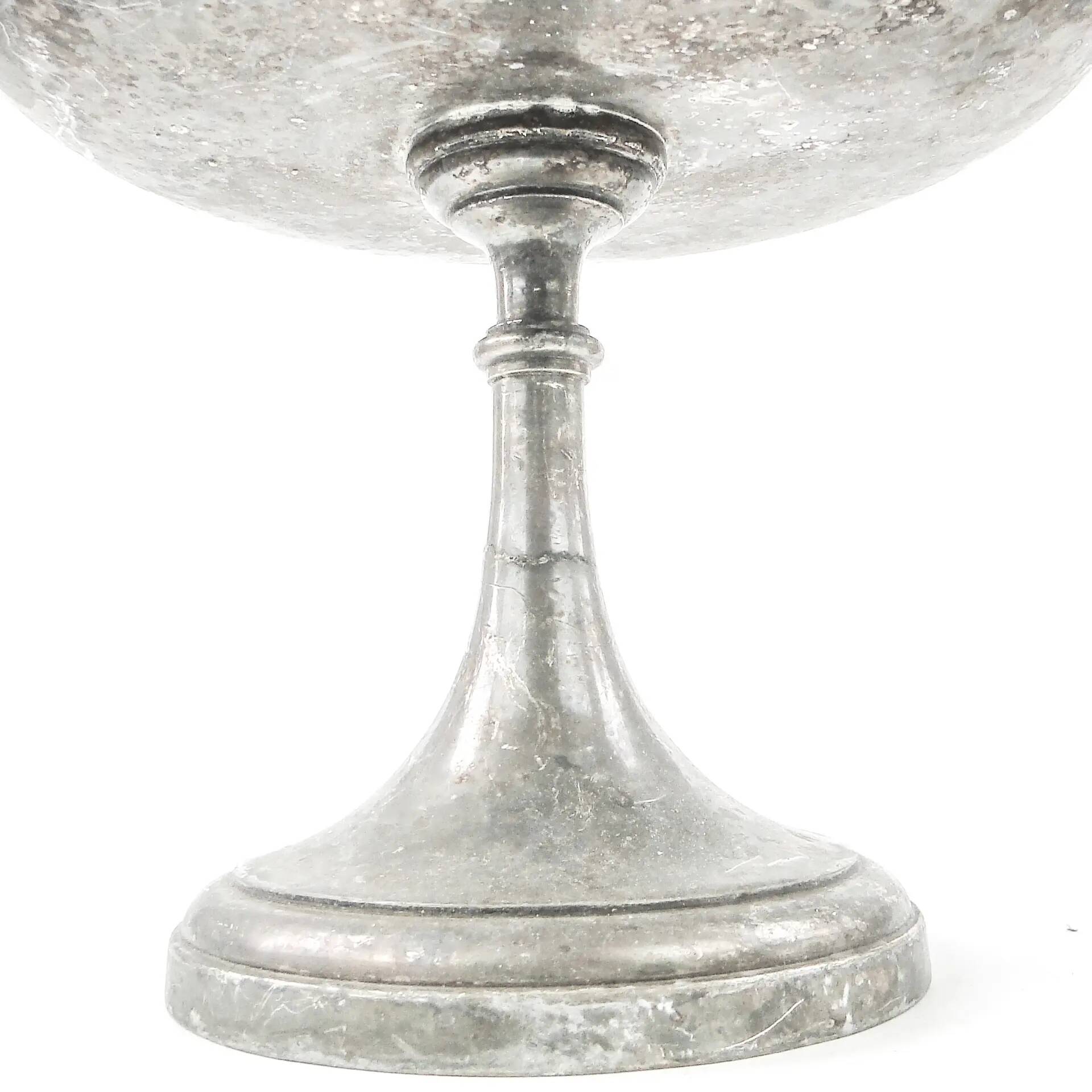 Art Deco pedestal fruit bowl, silver-plated pewter, Germany, 1930s