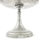 Art Deco pedestal fruit bowl, silver-plated pewter, Germany, 1930s
