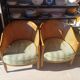 Paire de fauteuils tonneaux