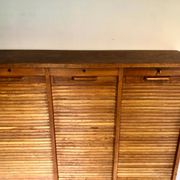 Triple curtain binder