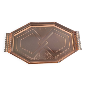 Old glass tray