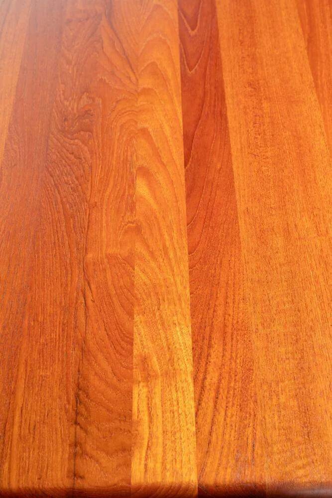 Danish design renovated dining table, sixties teak dining