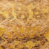 Tapis berbere beni ourain ocre 162 x 104 cm