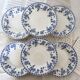 6 antique soup plates - Rare Dresden porcelain