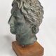 Bust of Alexander the Great in plaster in imitation of bronze
