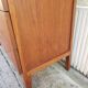 Commode vintage design chevrons