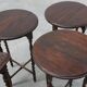 Set of Four Oak Barley Twist Nesting Tables, England, circa 1900n