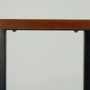 1960s mid century MAGAZINE RACK newspaper holder brown suede metal teakwood