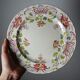 4 antique dessert plates Longchamp Daisies ironstone polychrome