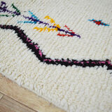 Handmade moroccan berber carpet 251 x 145 cm