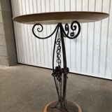 Art deco style pedestal table
