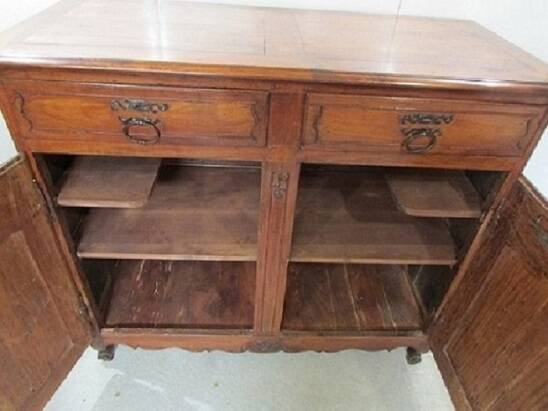 Very large Louis XV period buffet, authentic