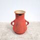 Amphora vase old enamelled sheet metal