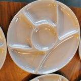 Lot de 17 assiettes compartimentées anciennes Gien