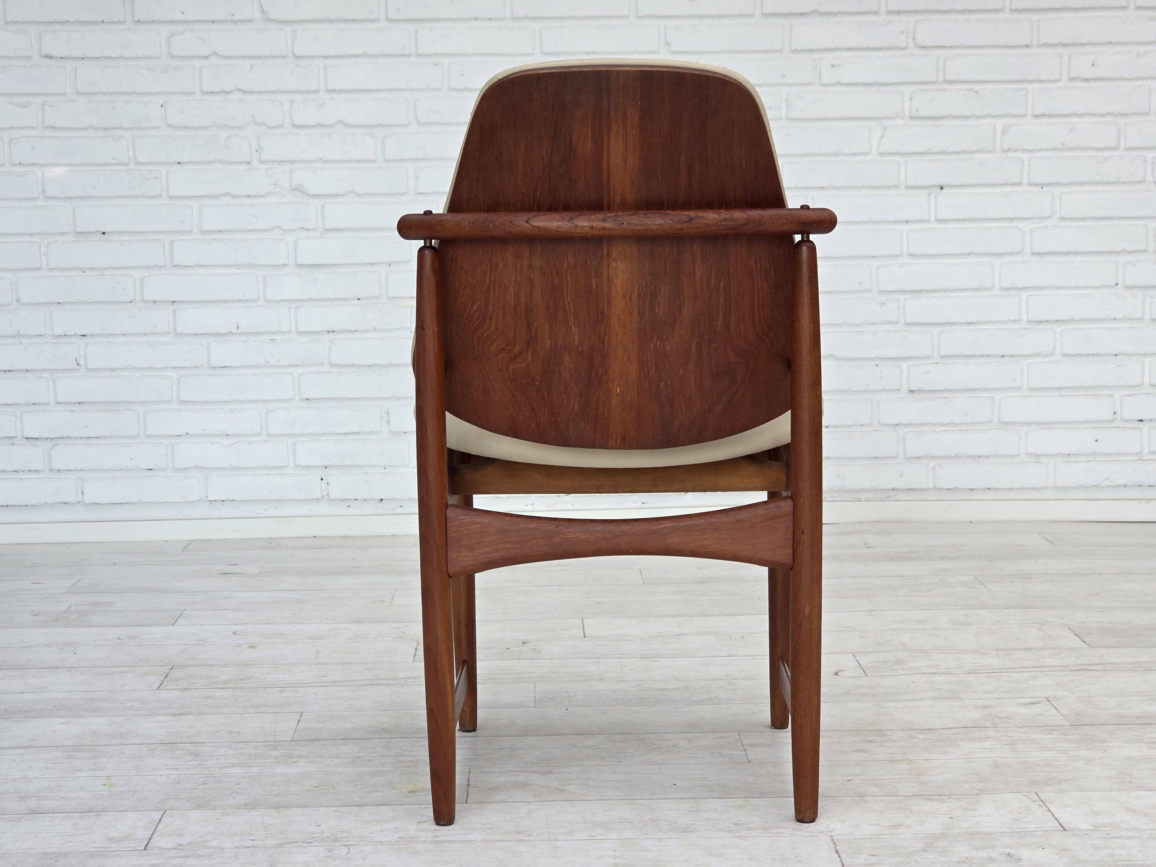 1960s, Danish design by Arne Vodder, set of 3 chairs, teak wood, furniture