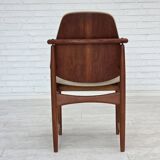 Années 1960, design danois par Arne Vodder, ensemble de 3 chaises, bois de teck, meubles