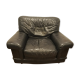 Fauteuil noir Natuzzi