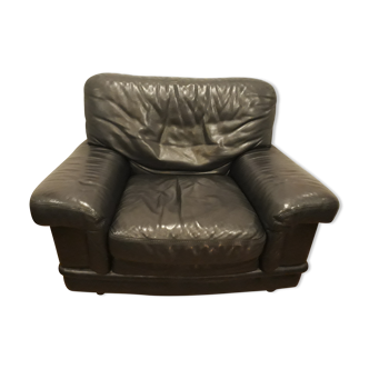 Black armchair Natuzzi