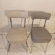 Pair of vintage gray Ronéo chairs
