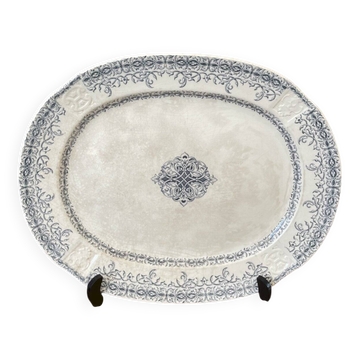 Large oval dish HB&Cie Terre de Fer