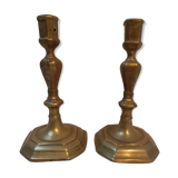 Candle holders with cut sides